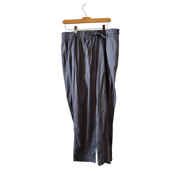 32 Degrees Cool Relaxed Linen Pants Gray M - Picture 1 of 4